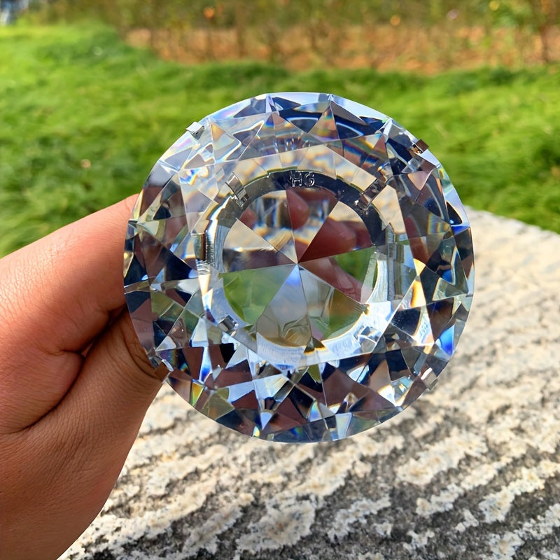 Glass Ring 8cm Synthetic Gemstone Luxury Party Gift for Valentine's Day