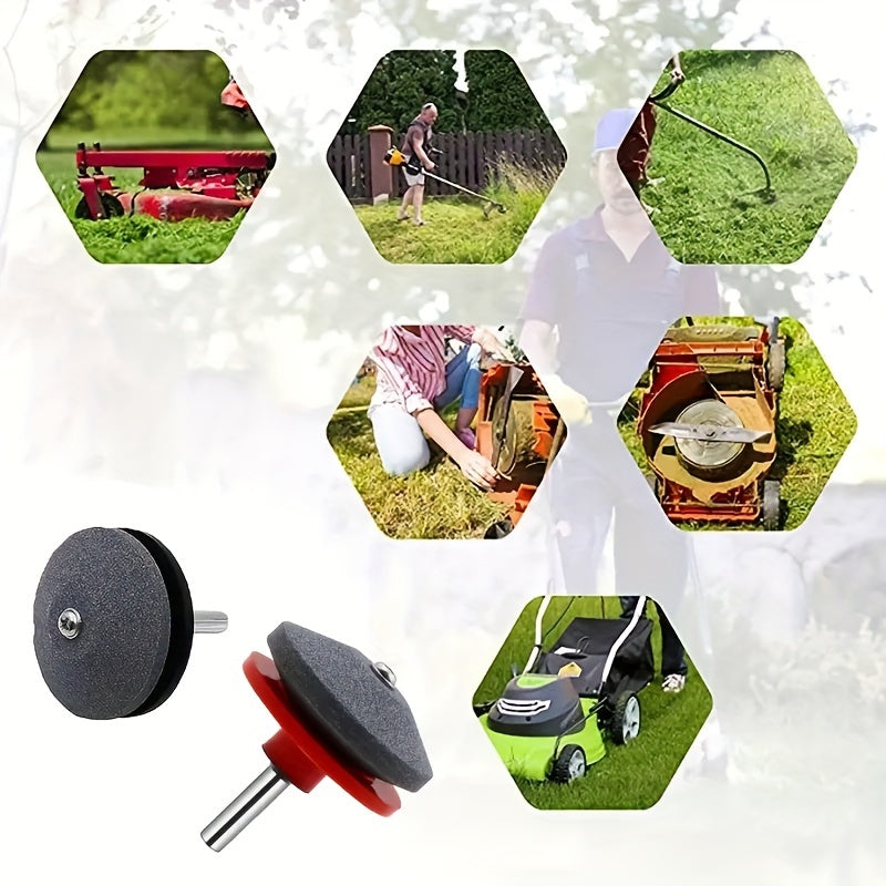 Lawn Mower Blade Sharpener For Power Drill Hand Drill Durable Steel