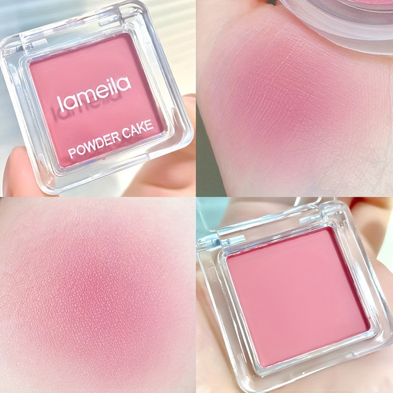 Paleta de rubores nude ligera para mujer, monocromática, maquillaje natural