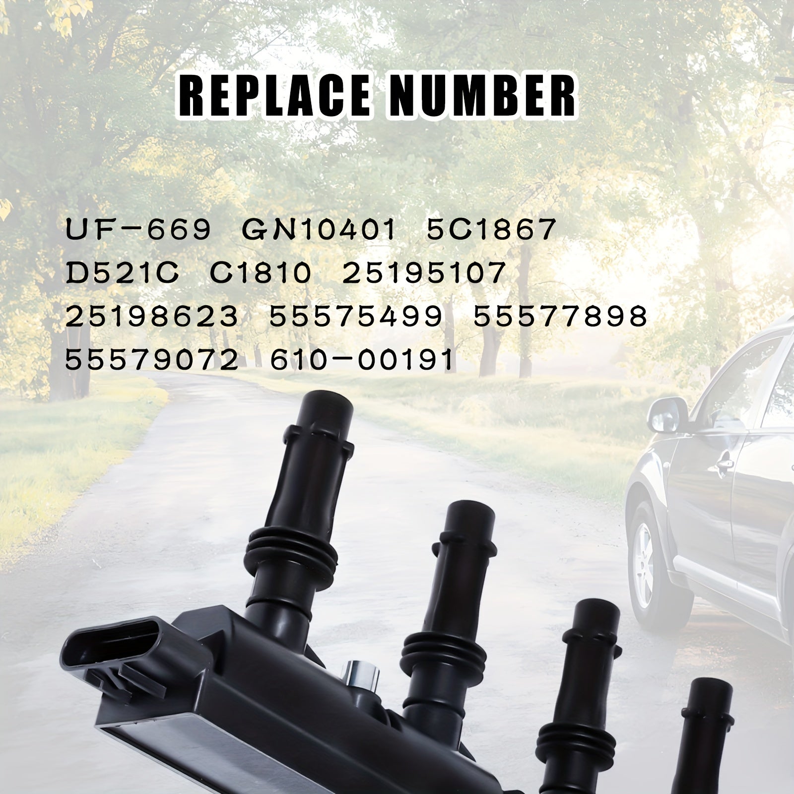 1.4L Turbo avtomobillar uchun ishga tushirish bobini to'plami, o'rniga D521C UF669