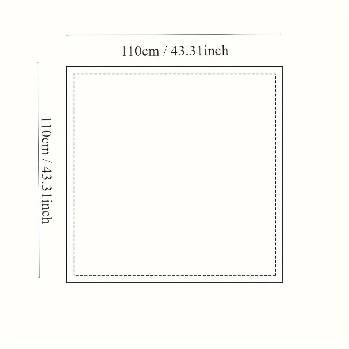 Kids Play Mat 109x109 cm Waterproof Non-Slip Foldable for Crawling and Play