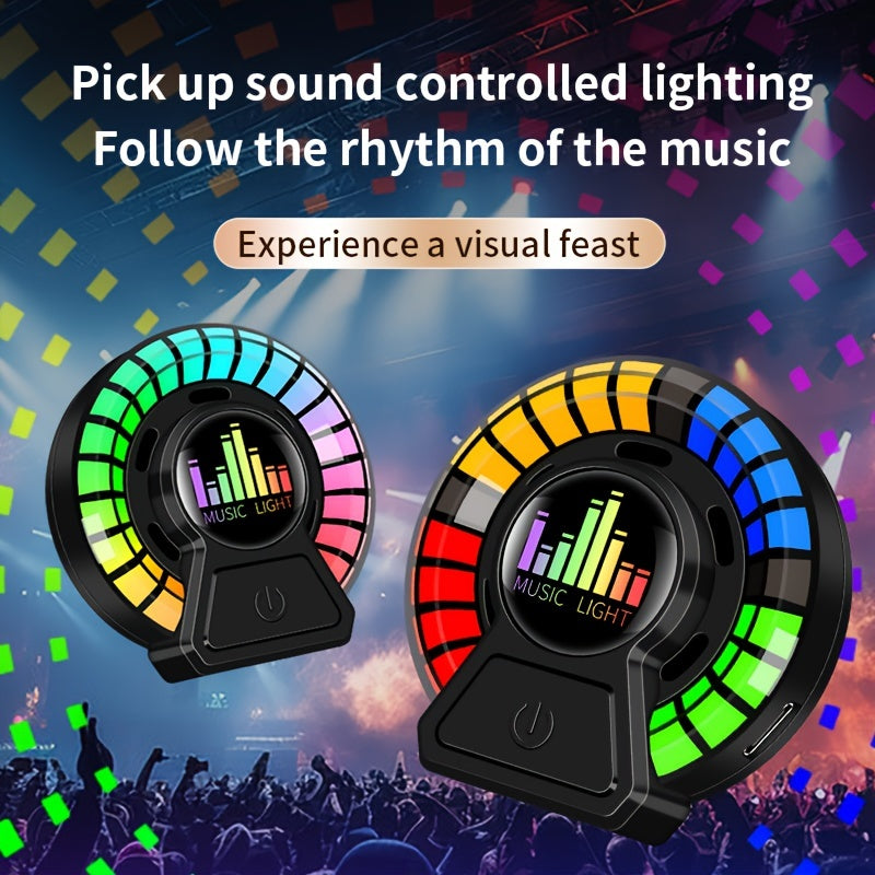 Car Aromatherapy Light with Voice Control and Multi-Mode Ambiance for Car Decoration and Air Freshening