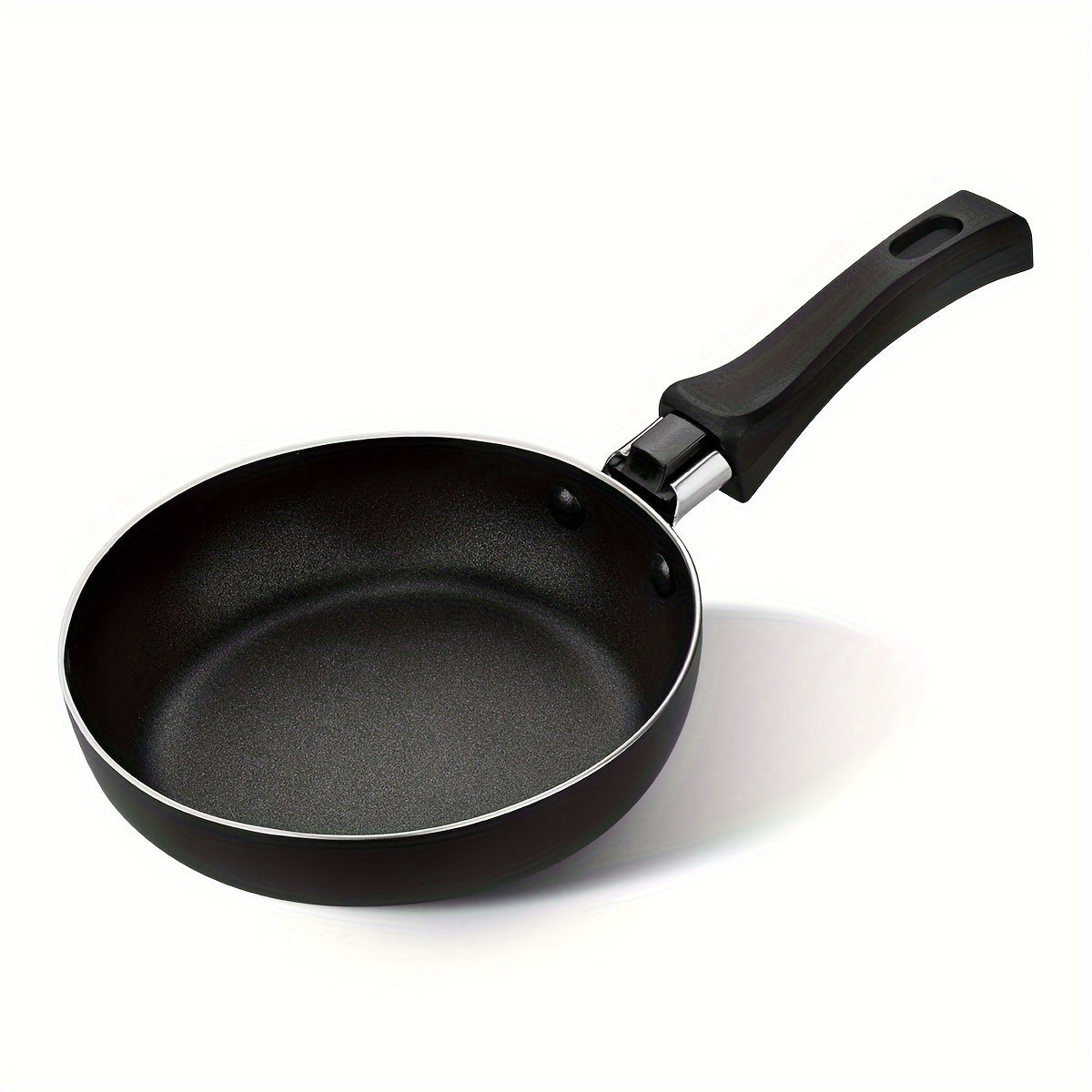 Nonstick Omelet and Pancake Frying Pan 13.97cm Aluminum Dishwasher Safe Silicone Handle
