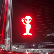 Night Safety Reflective Alien Car Sticker for Auto Side Body Waterproof