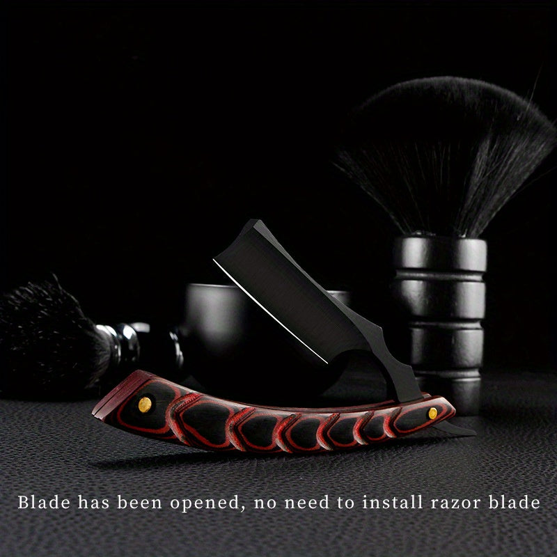 Men's Vintage Manual Razor Beard Shaving Knife Hair Cutting Scraper