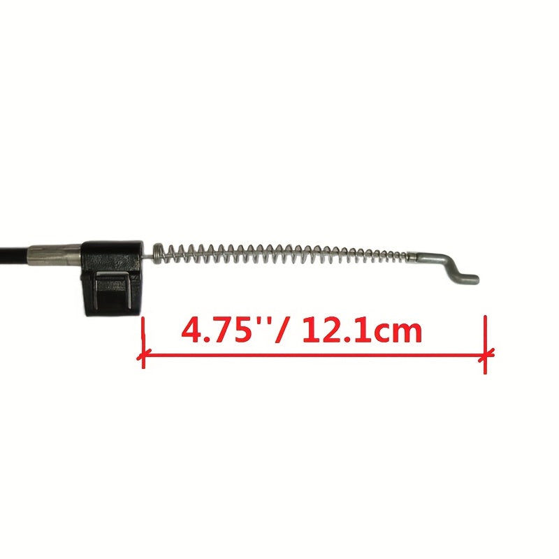 Black Metal Recliner Handle with 12.06cm Cable for Sofa and Chair Recliner Release