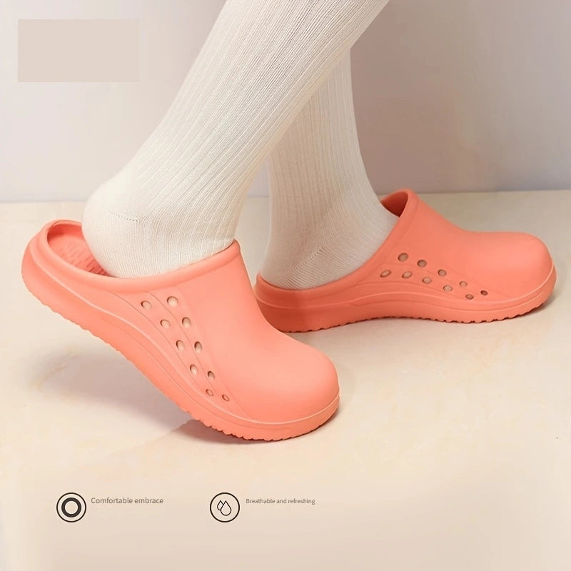 Women's EVA Non-Slip Surgical Work Shoes with Air Holes and Open Toe