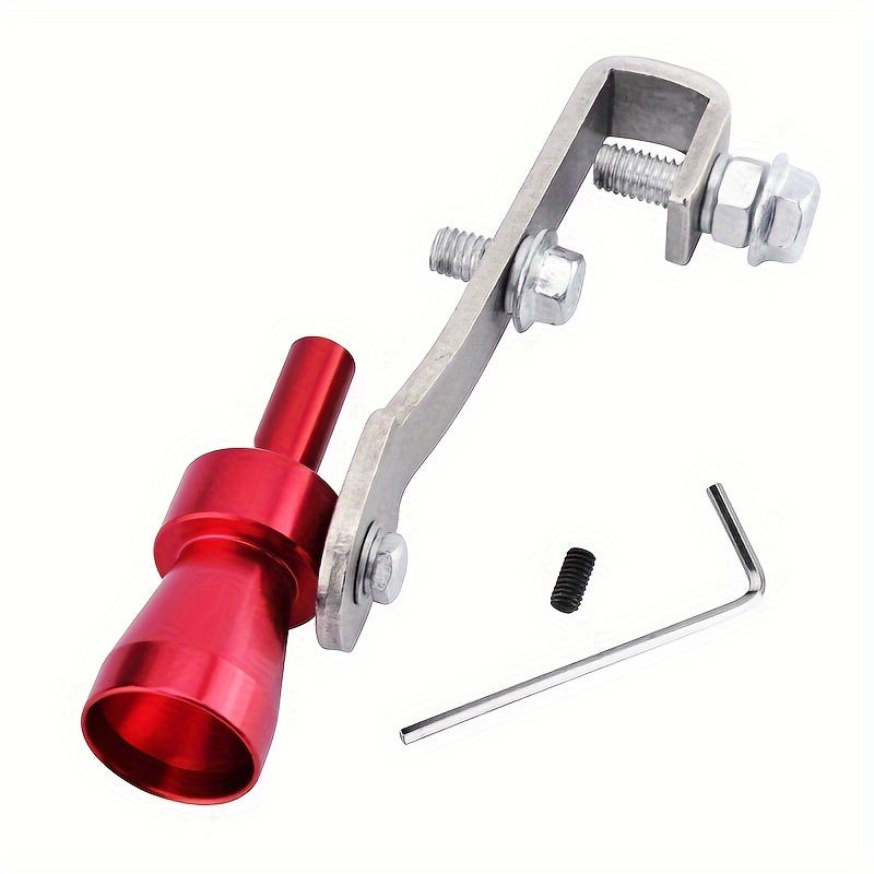 Universal Car Motorcycle Exhaust Whistle Red Black Turbo Sound Tuning Emulator