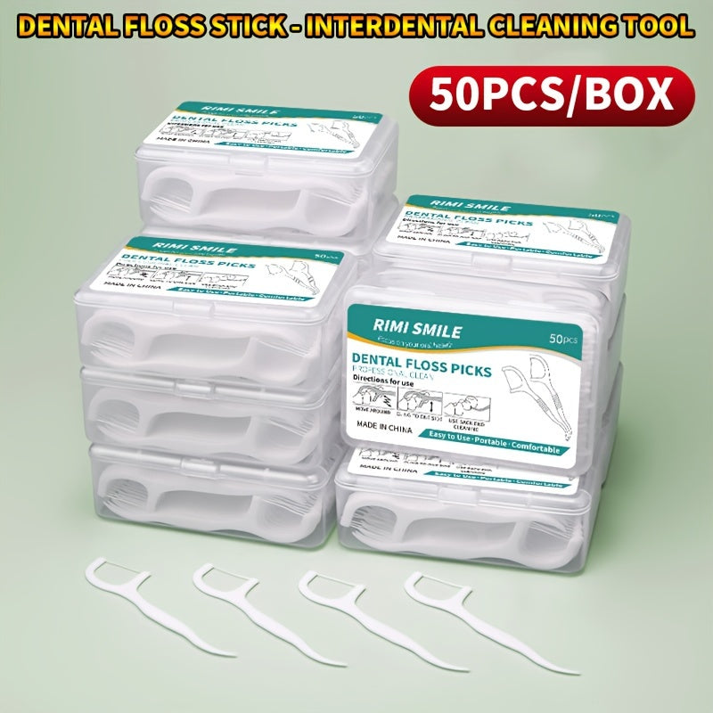 Dental Floss Sticks Oral Care Tools 50/100/300/600/1000pcs