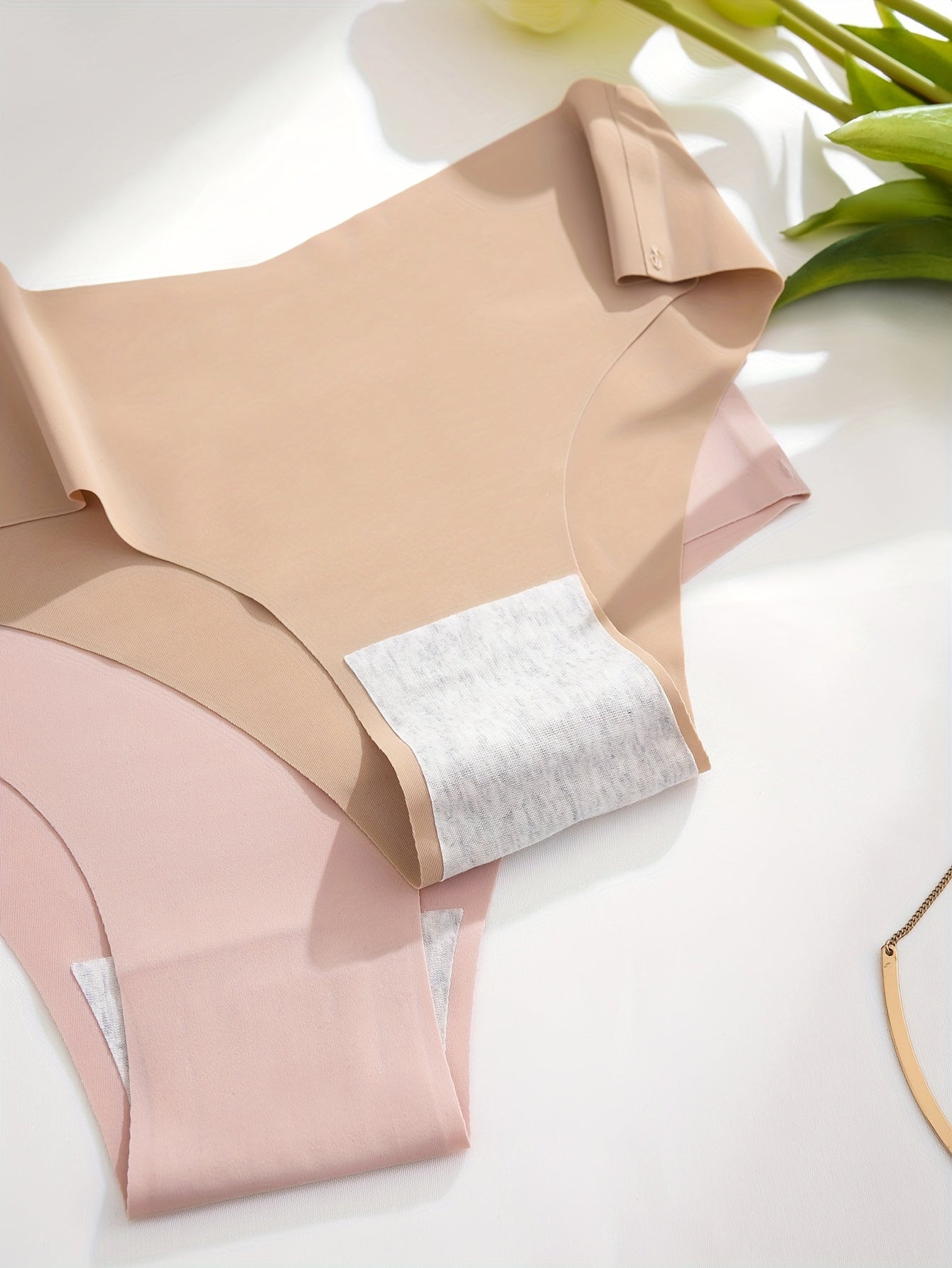 Women’s Solid Color Breathable Cotton-Polyamide Briefs 5-Pack