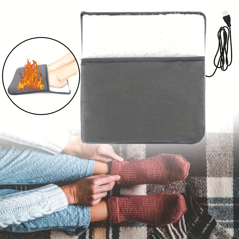 USB-Powered Portable Foot Warmer Low Voltage Heating Pad Winter Cozy Durable