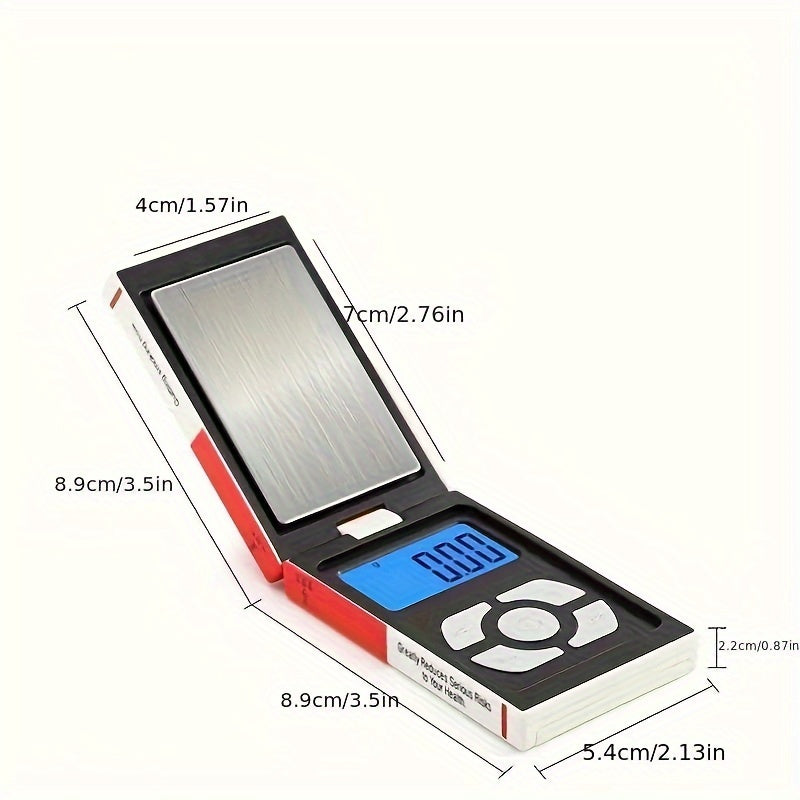 200г цифровые карманные весы с подсветкой дисплея и переключением единиц измерения для ювелирных изделий и офисного использования