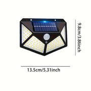 Outdoor Solar Wall Light 8/10/12 Pcs Four-Sided Motion Sensor Yard Garden Patio