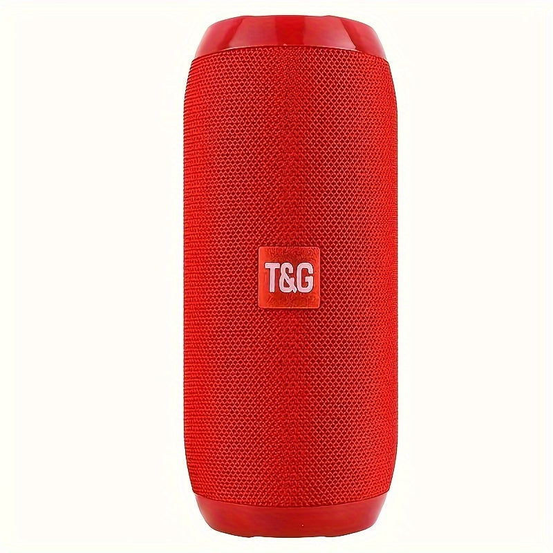 Portable Wireless Speaker with TWS Stereo, Built-in Mic, FM Radio, TF Card and USB Playback