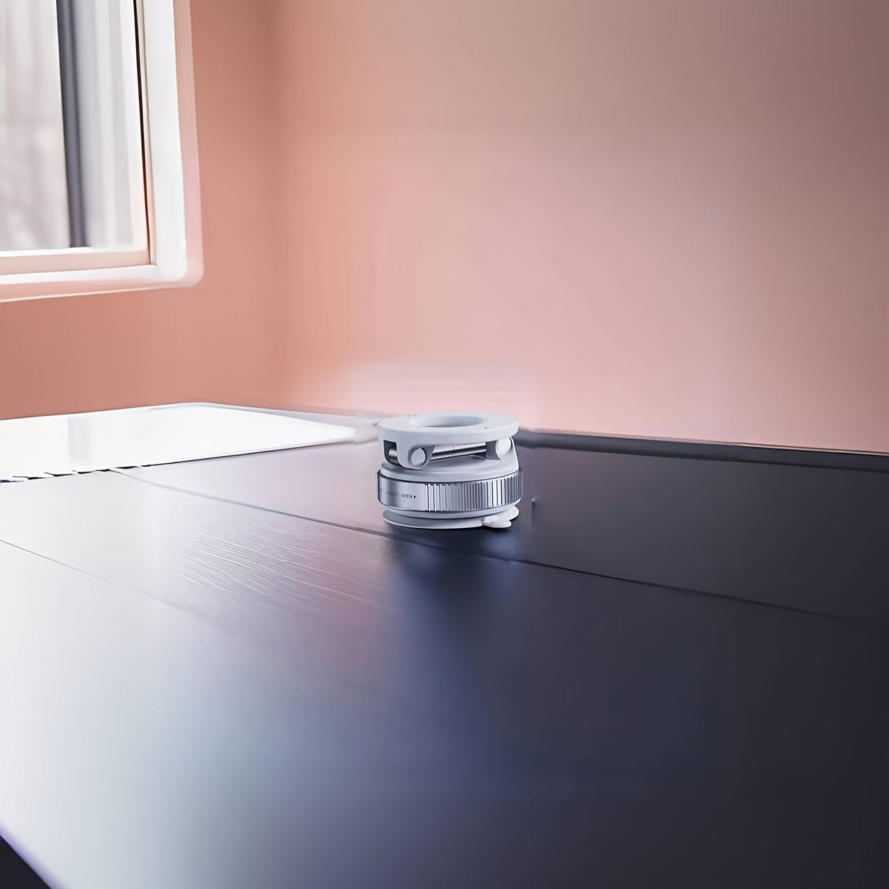 Magnit telefon uchun tutgich alyuminiy qotishma 360° buriladigan panelga o'rnatish