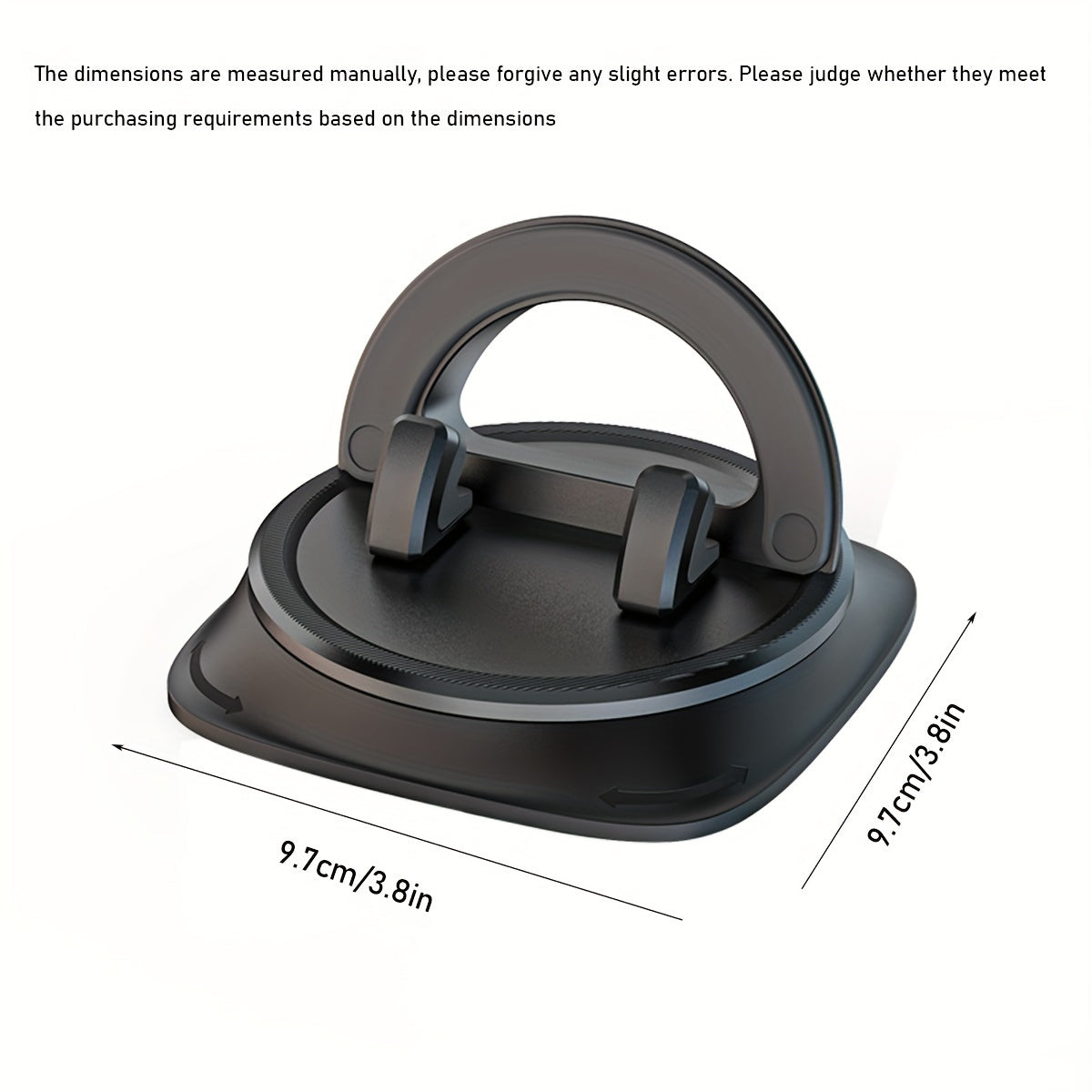 Soporte universal de tablero de ABS para teléfonos, resistente al agua, rotatorio de 360°