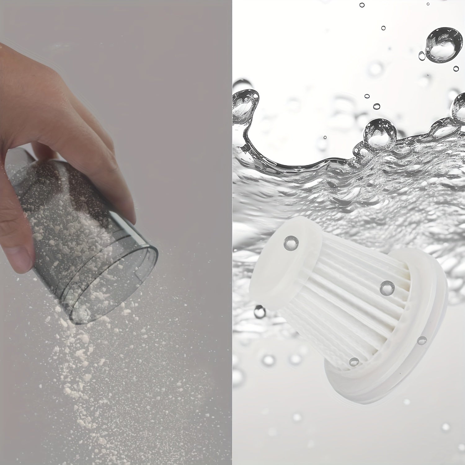 Mini aspiradora de coche inalámbrica 12000Pa, recolector de polvo de mano, portátil con accesorios