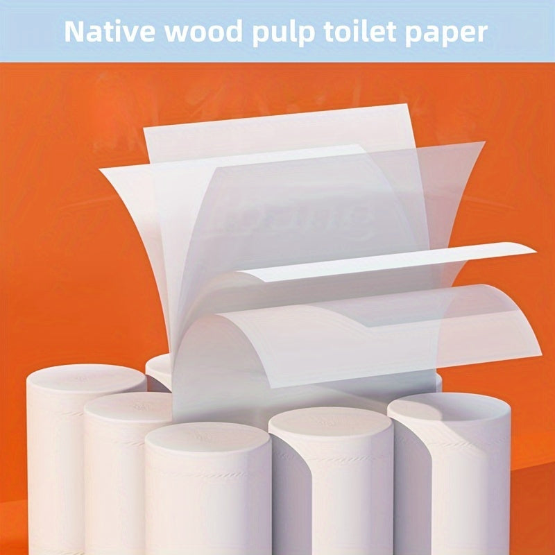 Ultra-yumshoq yog'och pulpasi asosida tayyorlangan yuqori singdiruvchi hojatxona qog'ozi - qichishmas, uy tozalash uchun qulay ko'p marta egiladigan dizayn.