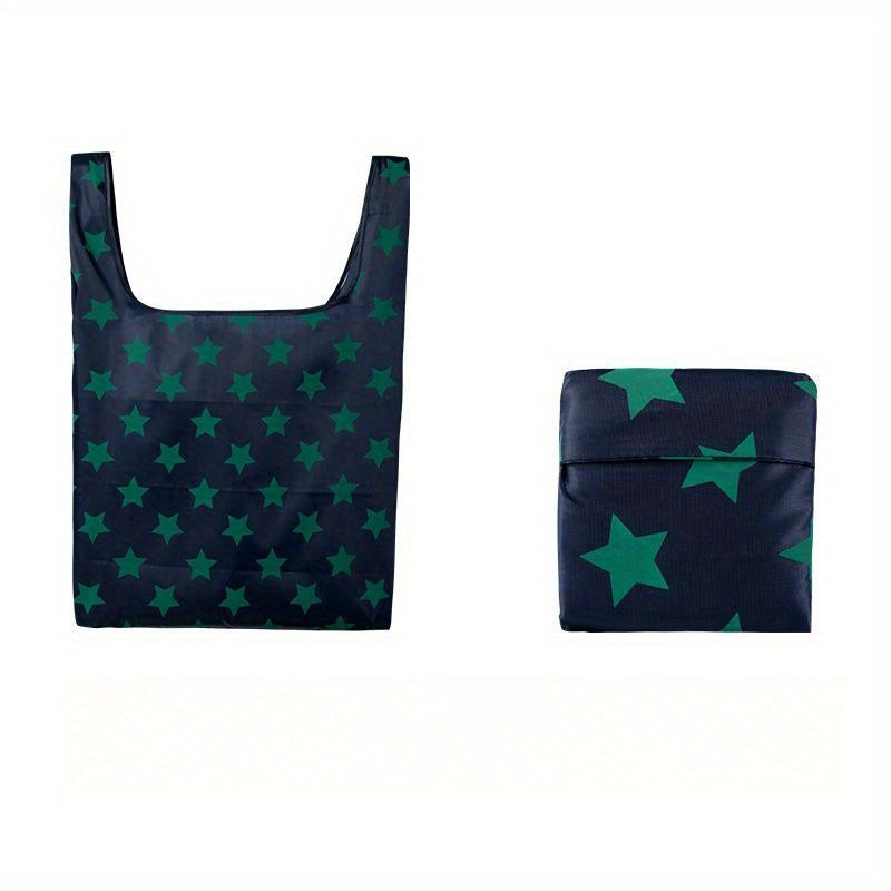 Foldable Oxford Cloth Shopping Bag Lightweight Tote for Non-Food Items