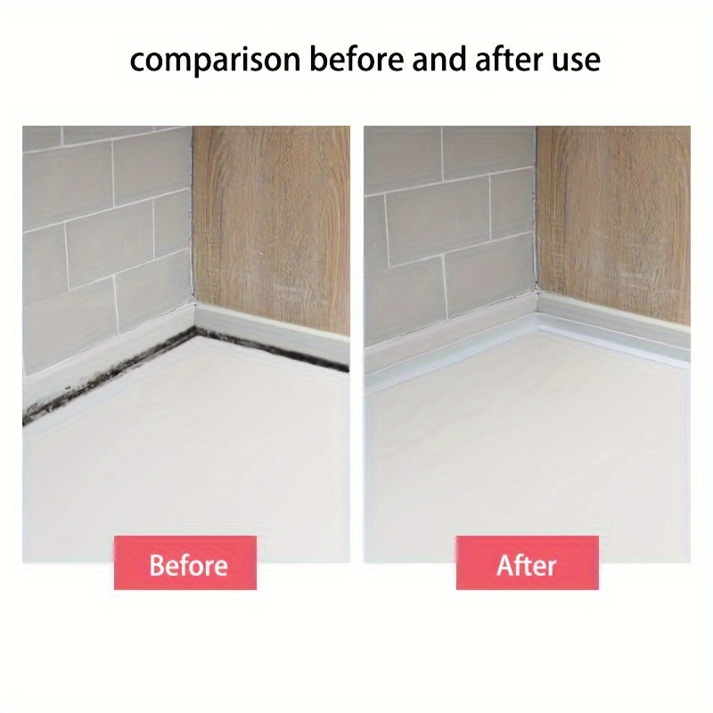 ПВХ самоклеящаяся лента для герметизации 3,81 см x 3,2 метра для ванны, раковины, туалета и декорации ванной комнаты, в белом, черном или темно-сером вариантах.