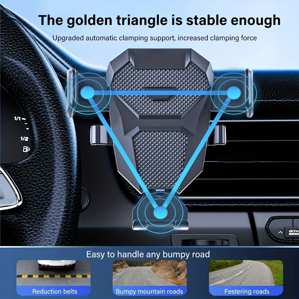 360 Degree Adjustable Car Phone Holder Mount for Dashboard Waterproof Compatible with iPhone Samsung Xiaomi