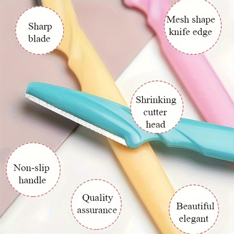 Ayollar uchun qosh qirqish seti, zanglamaydigan po'latdan yasalgan yuz sochlarini olib tashlash vaqti, trimmer to'plami