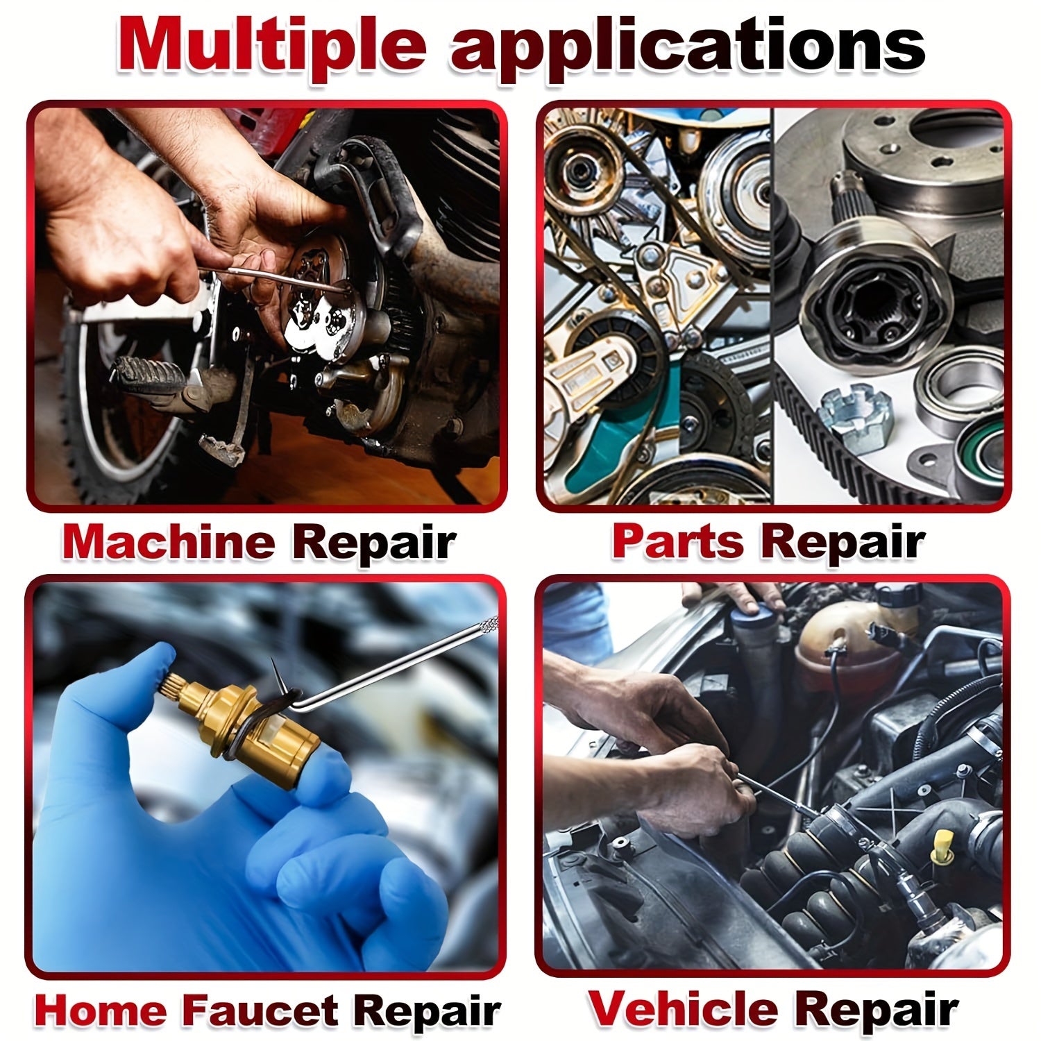 10-Piece Automotive Pick Set for Oil Seals Gaskets and O-Rings Removal