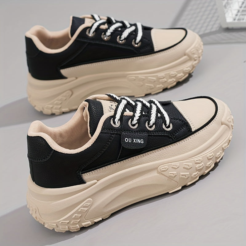 Women's Thick-Soled Casual Running Sneakers for Height Increase