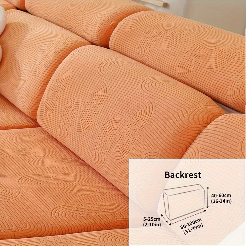 Чехол для дивана жаккард с универсальной посадкой и эластичным дизайном для защиты мебели и домашнего декора в любой комнате.