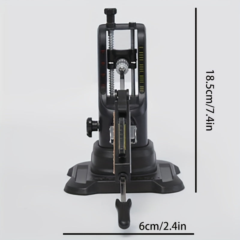 Afilador de cuchillos de ángulo fijo con piedra de diamante para uso en exteriores de cocina base de aleación duradera