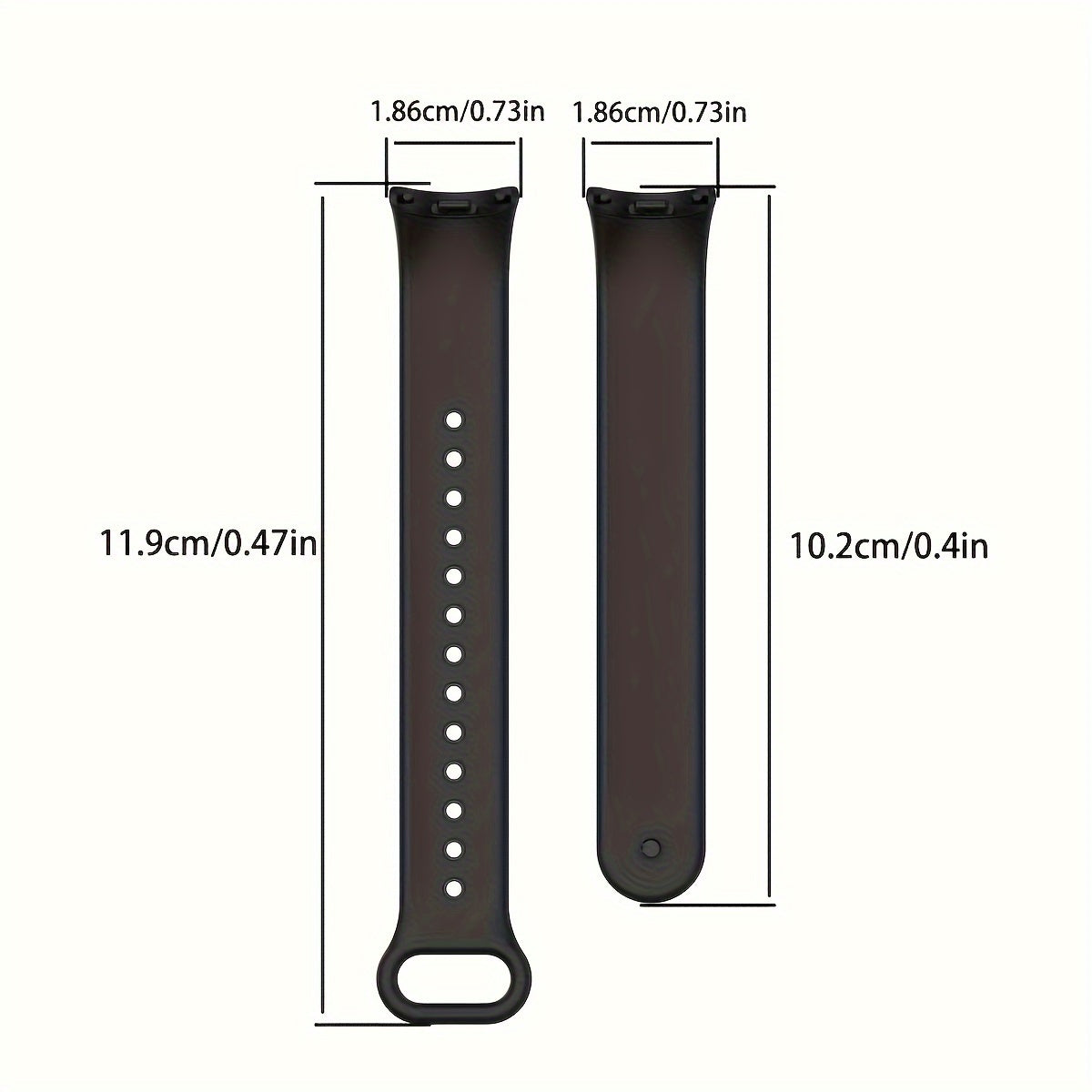 3 Pack Silicone Watch Straps for Xiaomi Band 8 9 Interchangeable Fitness Tracker Replacement
