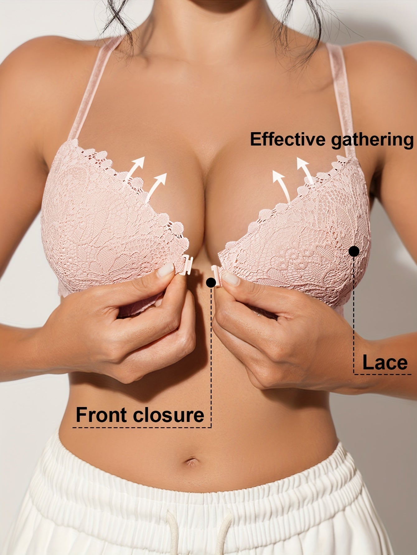 Women's Underwire Push-Up Bra Sexy Comfortable Lingerie