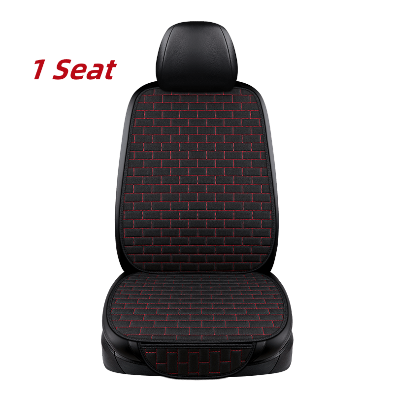 Universal Flax Car Seat Cover Protector with Backrest for Auto and Truck