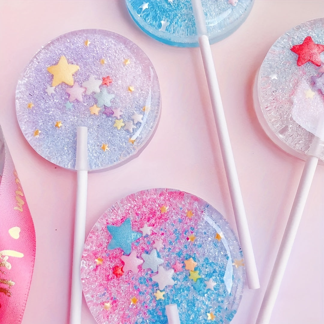 100 White Kraft Paper Cake Pop Sticks for Baking and Decorating