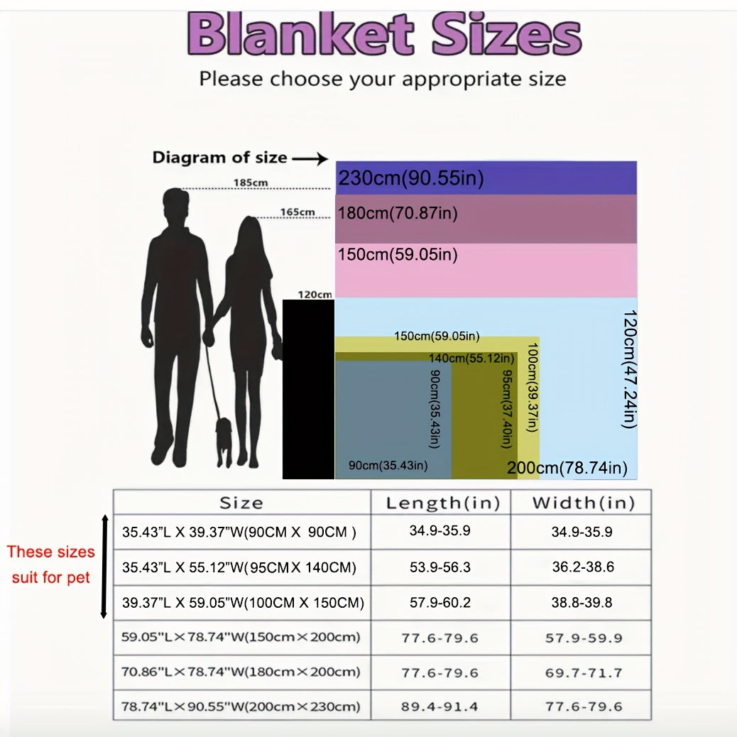Solid Flannel Blanket 200G Single Piece
