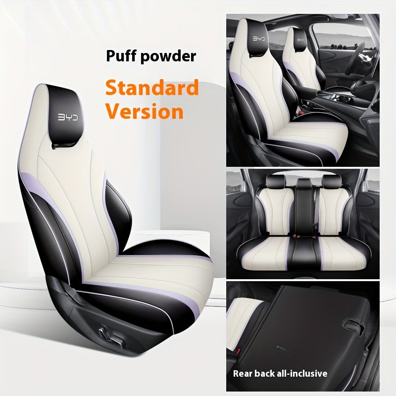 Universal Car Seat Covers Set for 5-Seater Vehicles with Foam Padding