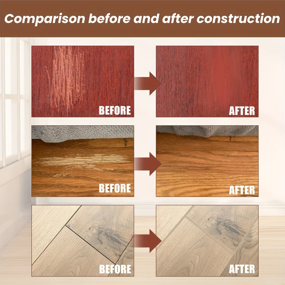 Water-Resistant Wood Filler for Floors and Furniture Odorless Seam Repair