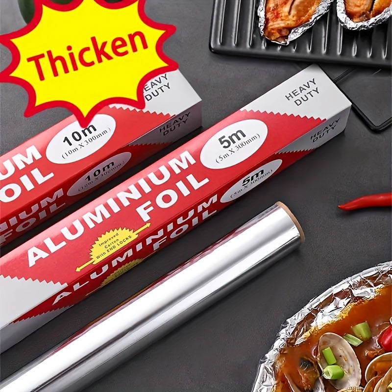 Aluminum Foil Roll for Baking Grilling and Cooking Non-Stick Food-Grade Kitchen Tin Foil