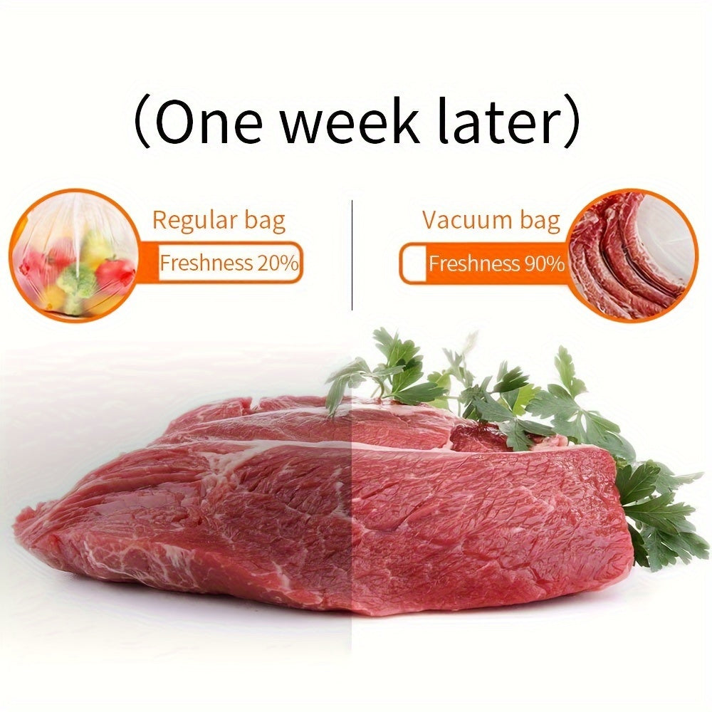 Two Pieces 3-Meter BPA-Free Vacuum Seal Bags for Food Preservation and Sous Vide