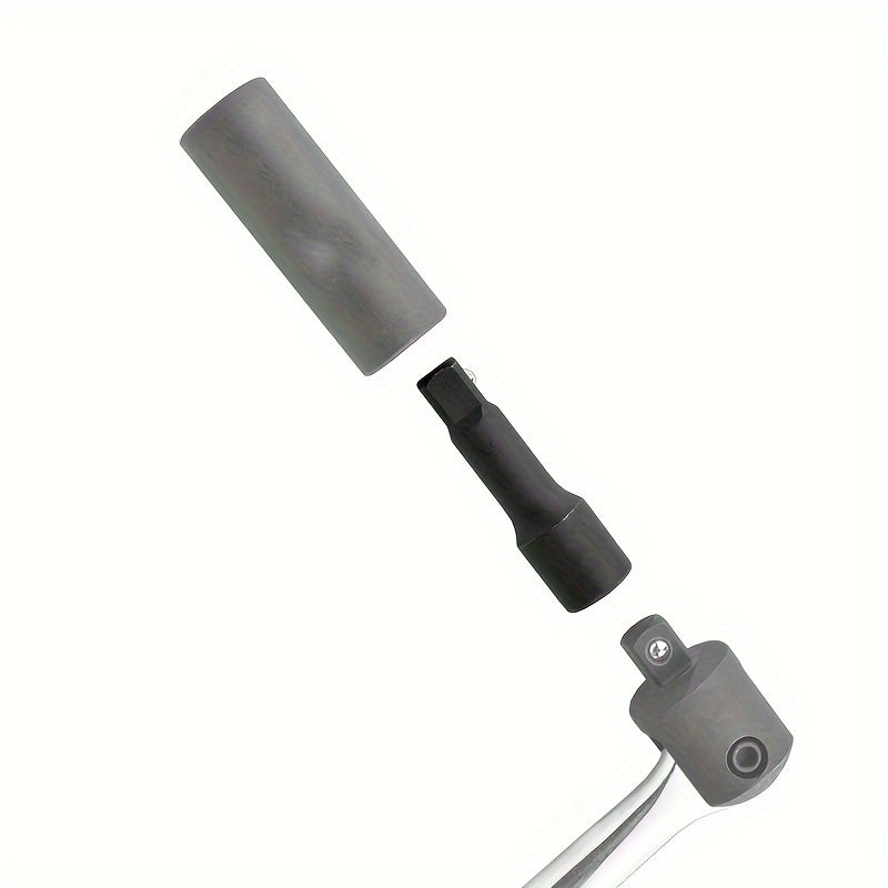 Ta'sirli kalit shlangi adapteri reduktor to'plami 4 dona, quvvatli asboblar uchun, 1/2 dan 3/8 gacha va 3/8 dan 1/4 gacha