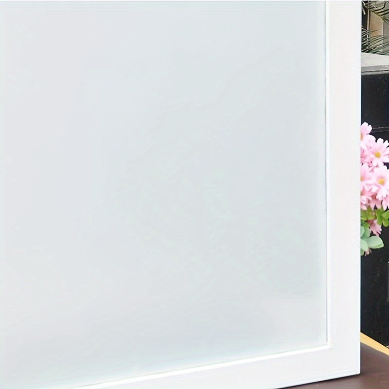 Frosted Privacy Window Film Roll Removable Energy-Efficient PVC
