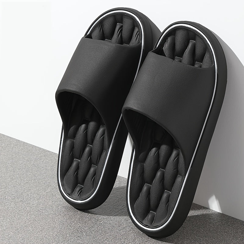 Unisex EVA Slides Open-Toe Breathable Casual Slippers Lightweight Non-Slip Indoor All-Season