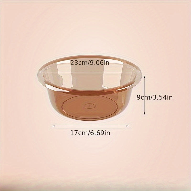 Katta Mustahkam Plastik Yuvish Tovozi - Sabzavotlar, Mevalar va Oyoqlarni Yuvish Uchun Ideal