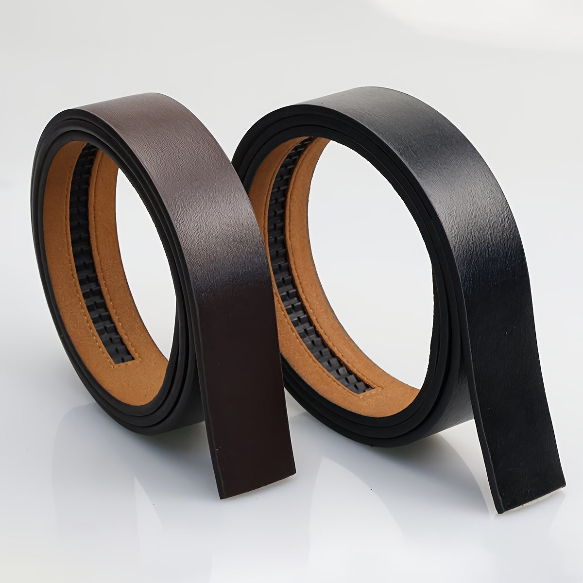 Men's Leather Belt Stylish Buckle-Free Comfortable Gift