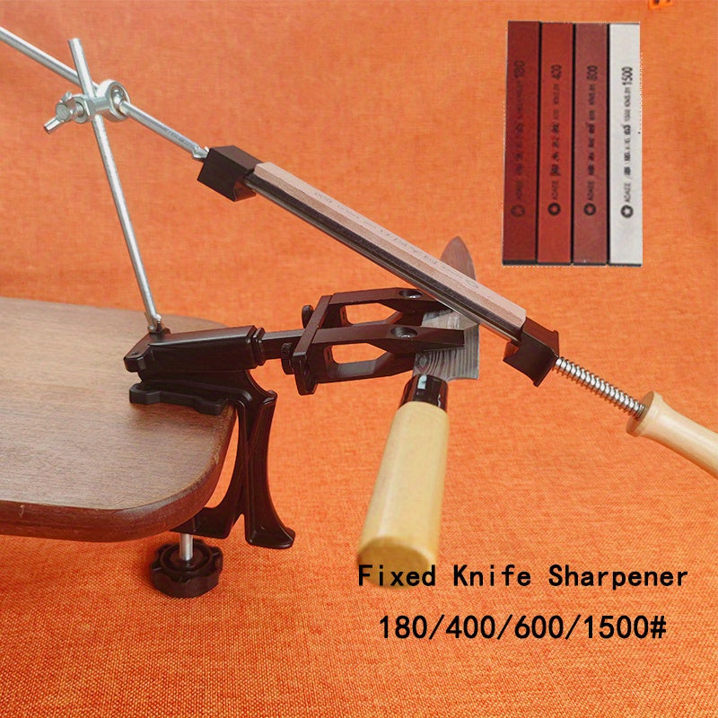 Afilador de cuchillos con ángulo fijo y pulido de diamante para uso profesional en la cocina