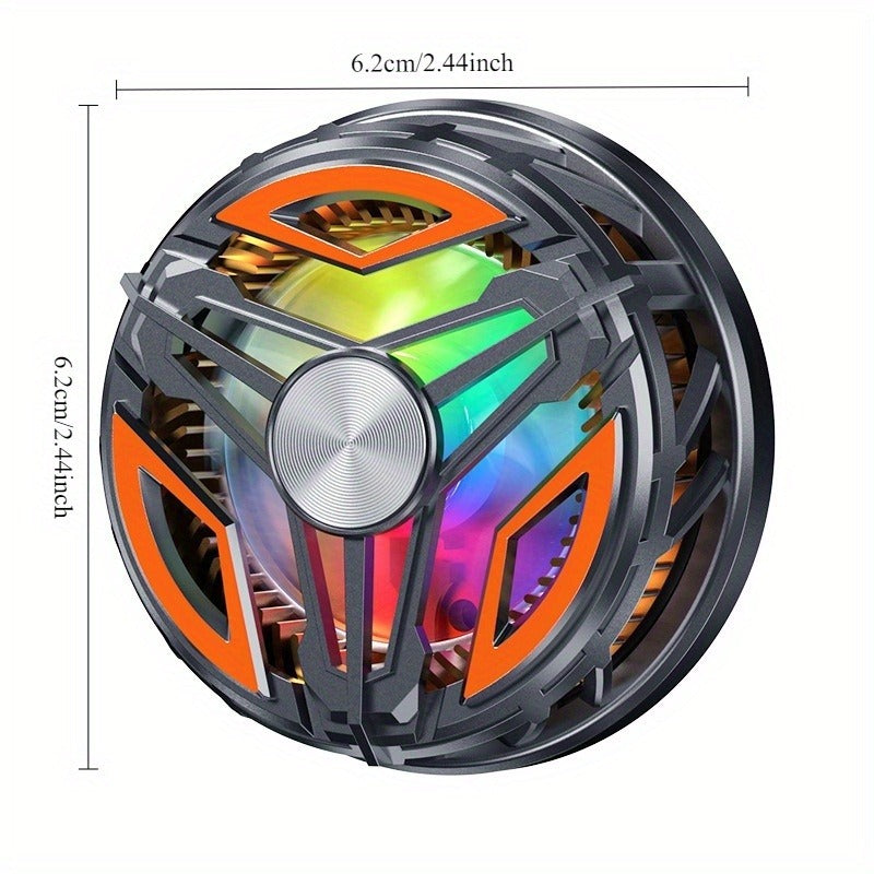 Compact USB-Powered Gaming Phone Cooler with Semiconductor Refrigeration and Magnetic Suction