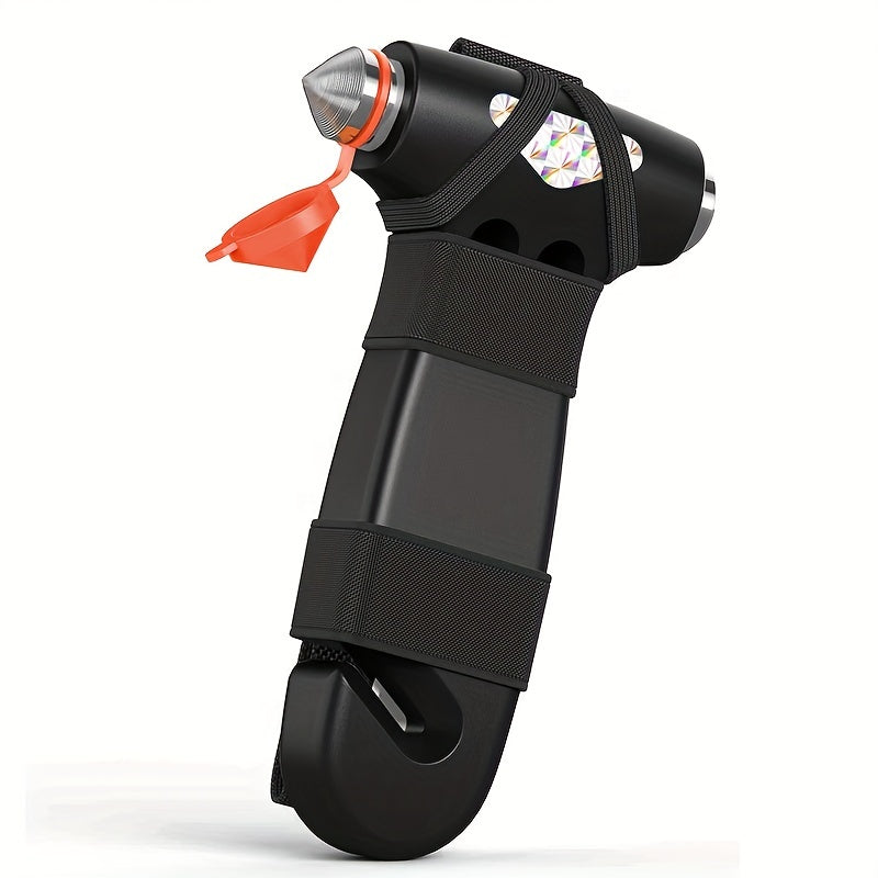 Car Emergency Safety Hammer Window Breaker Seat Belt Cutter Black