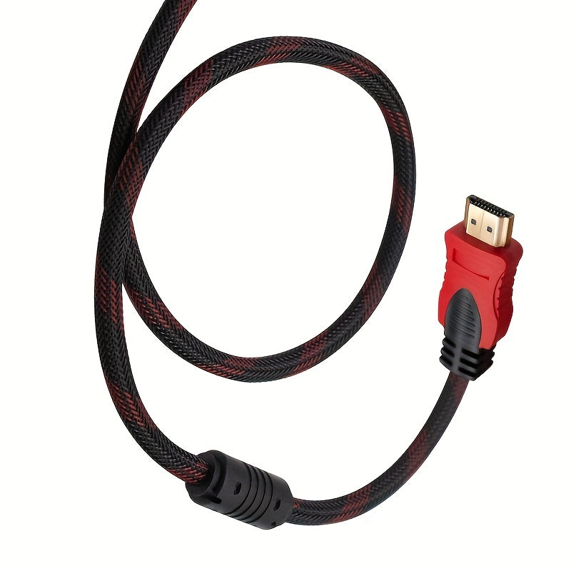 Высокоскоростной 3D HDMI-кабель для ТВ, PS4, Blu-ray, 6 футов, черный