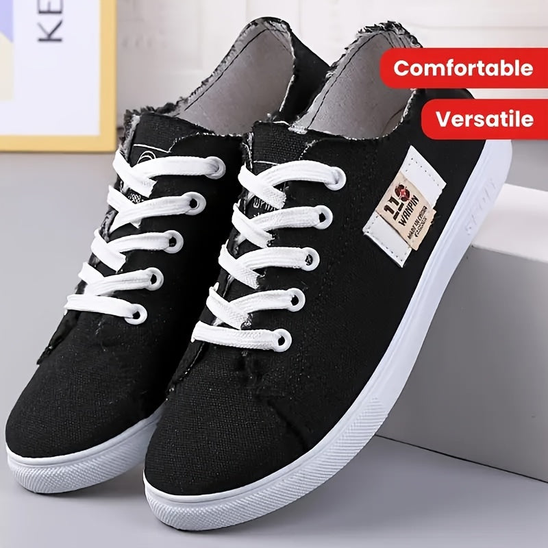 Women's Casual Leather Flats Spring Wear-Resistant Flat Shoes