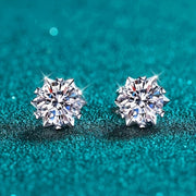 Ikki juft mashhur sakkiz yurak va sakkiz o'q super porloq D rangli Moissanite olmos 2 karat qorlash qoshniqlari - Rojdestvo va Sevgi kuni sovg'alari uchun mukammal. Erkaklar va ayollar uchun mos.